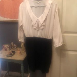 XXI black and white dress